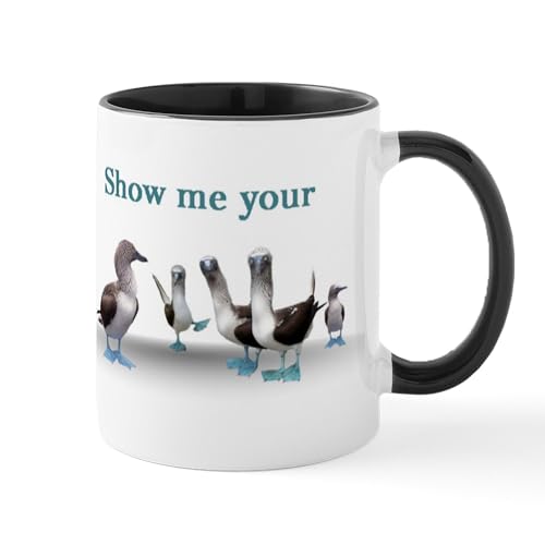 White/Black Inside - Boobies Mug