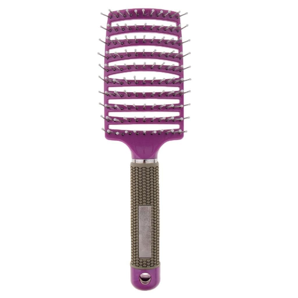 IAS Voremy Magic Detangling Hair Brush for Women - Curved & Vented Wide Tooth Comb for Wavy, Long, Curly Hair - Pack of 2 (Perfect for Salon, Travel & Daily Hair Care)
