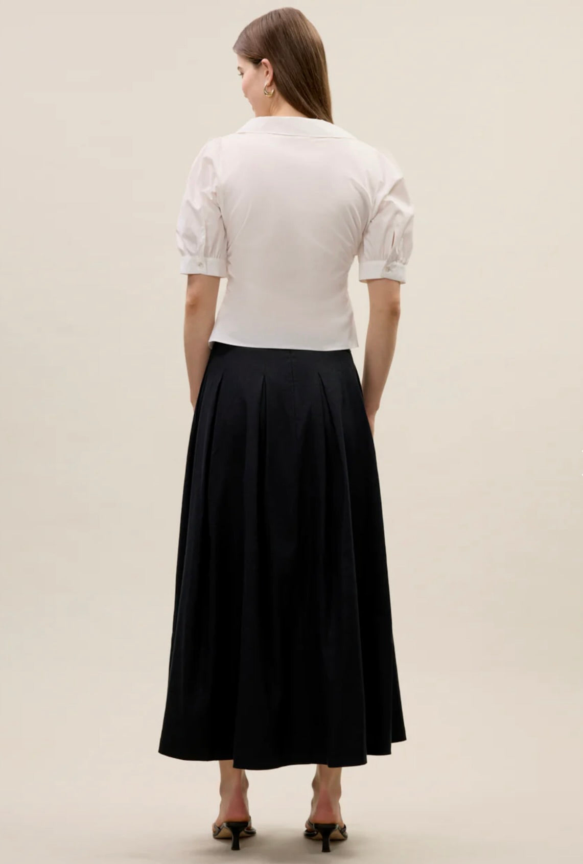 Isla Poplin Shirt in Milk - Women's Lightweight Button-Down Shirt for Casual & Office Wear | Perfect for Spring & Summer Outfits