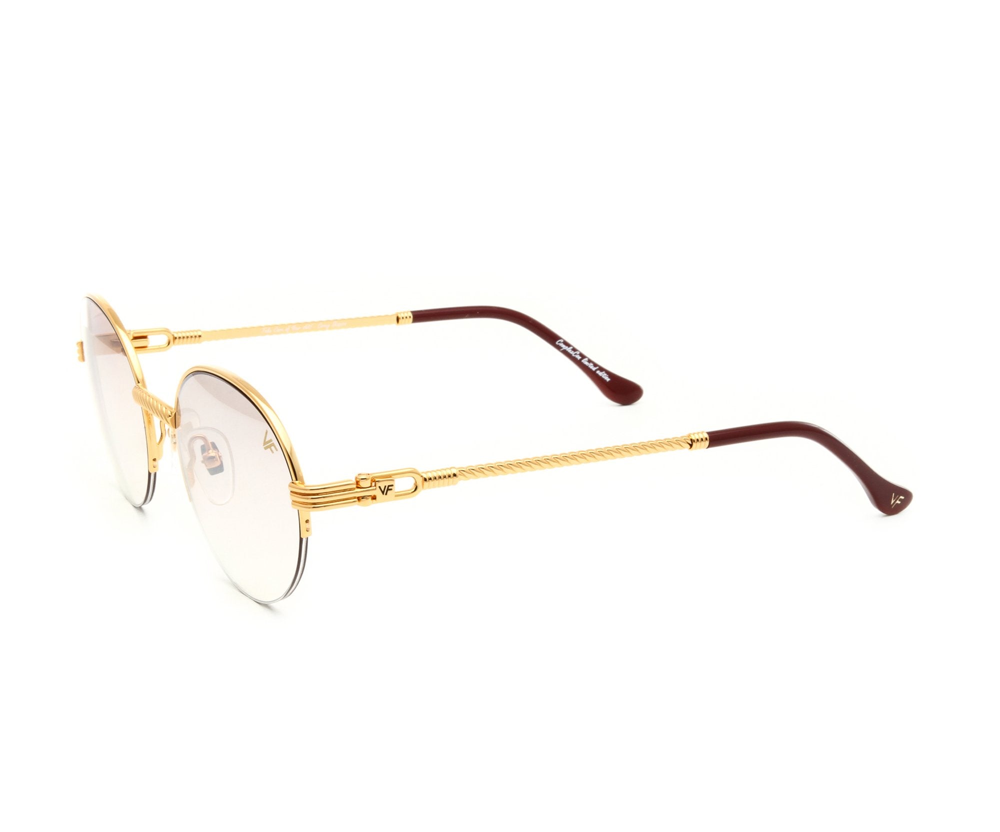 18KT Gold Half Rim Glasses Frame 508 - Premium Eyewear for Men & Women | Perfect for Reading, Fashion & Everyday Wear