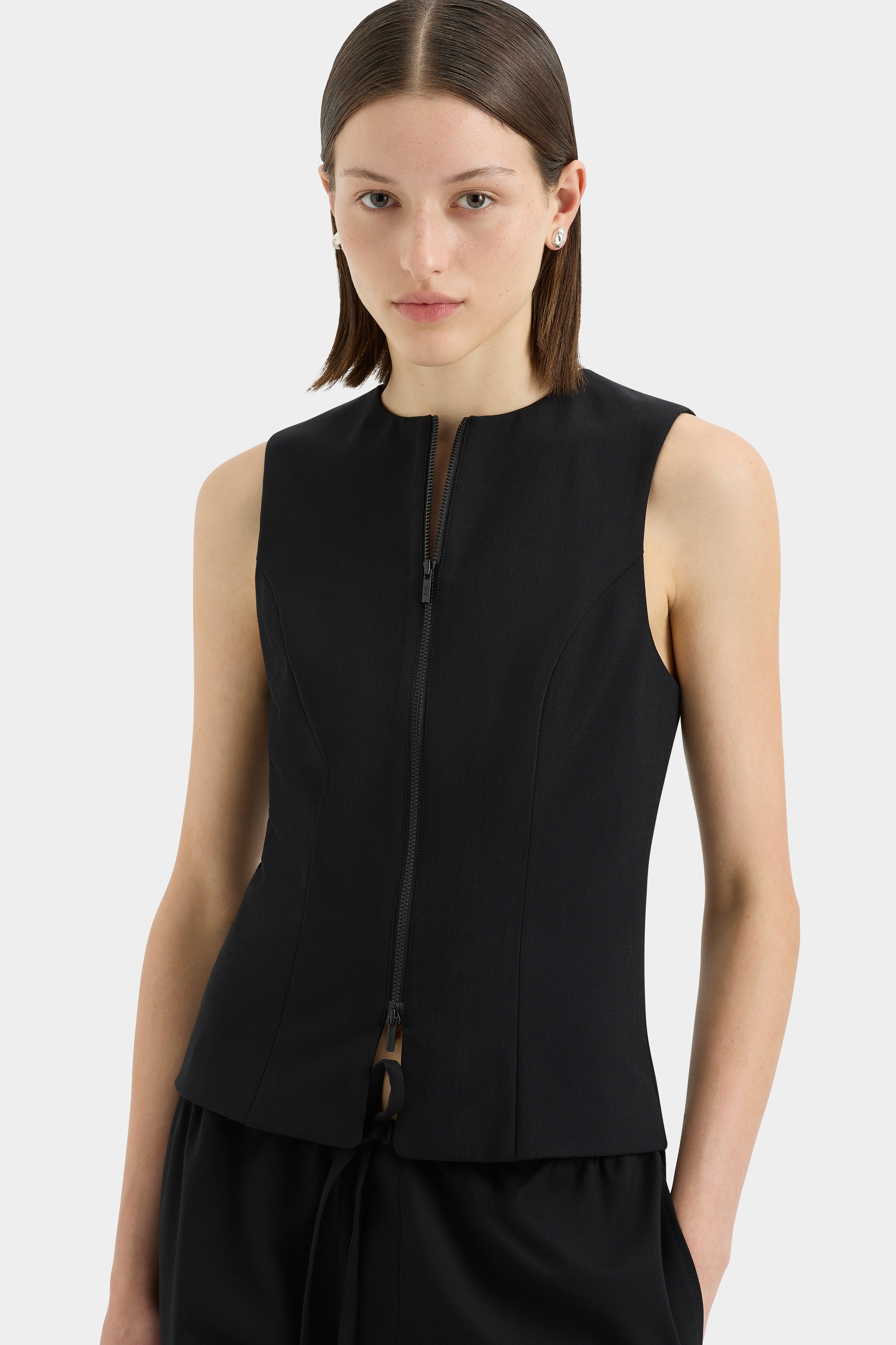 Laredo Zip Top Black - Stylish & Comfortable Women's Hoodie for Casual Wear, Outdoor Activities & Layering
