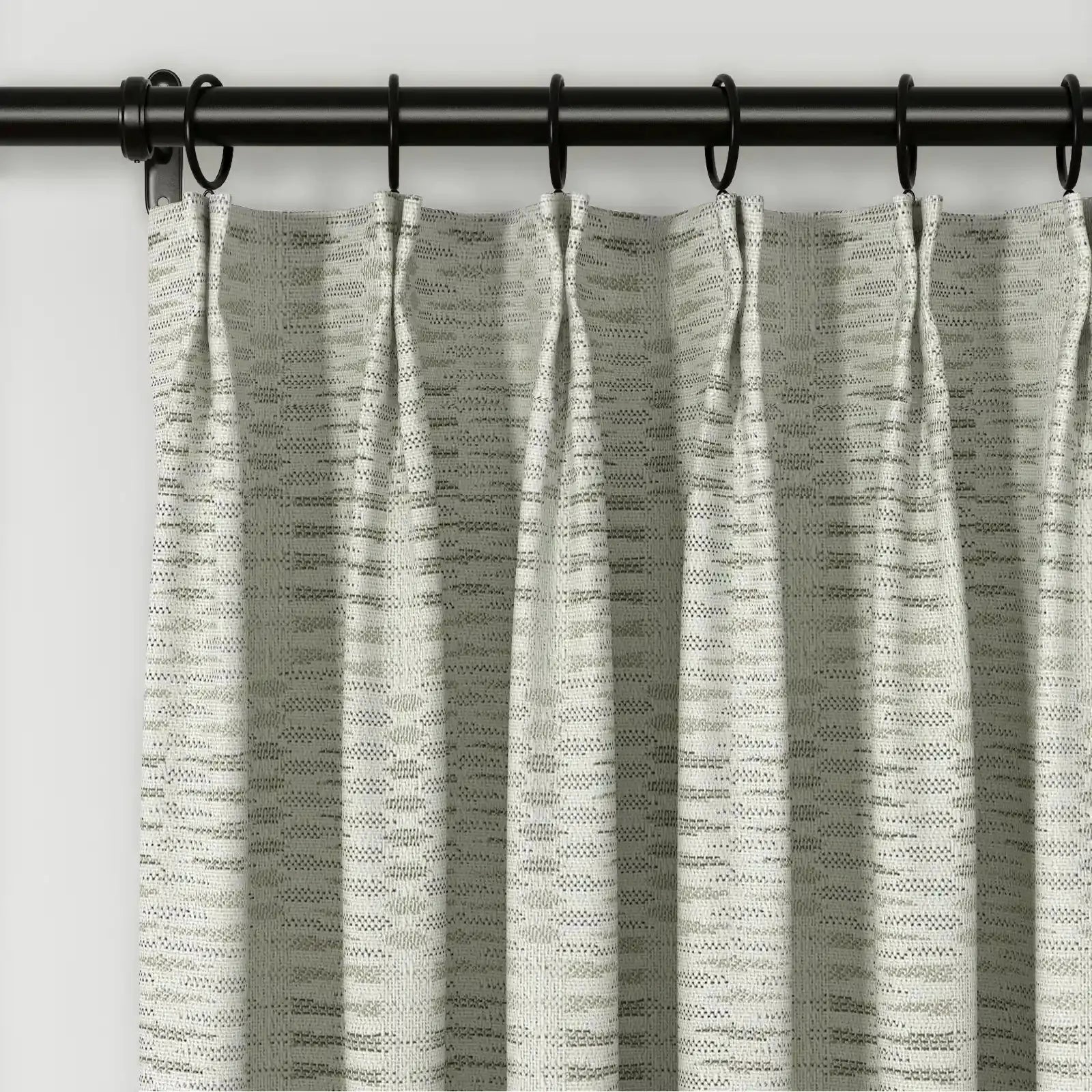 Lydia Swallow Jacquard Pleated Curtains - Elegant Window Treatments for Living Room, Bedroom & Dining Room Decor
