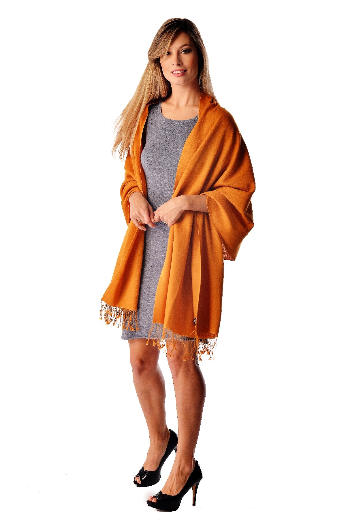 Luxury Pashmina Silk Scarf for Women - Soft & Elegant Shawl Wrap - Perfect for Parties, Weddings & Everyday Fashion