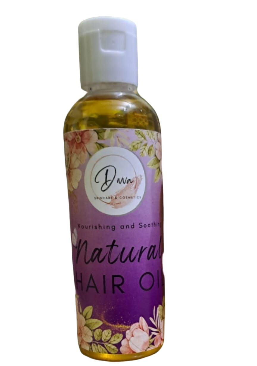 Divva Naturals Hair Growth Oil for Hair Fall Control & Scalp Nourishment - 100ml | Promotes Thicker, Stronger Hair - Perfect for Daily Use & Styling