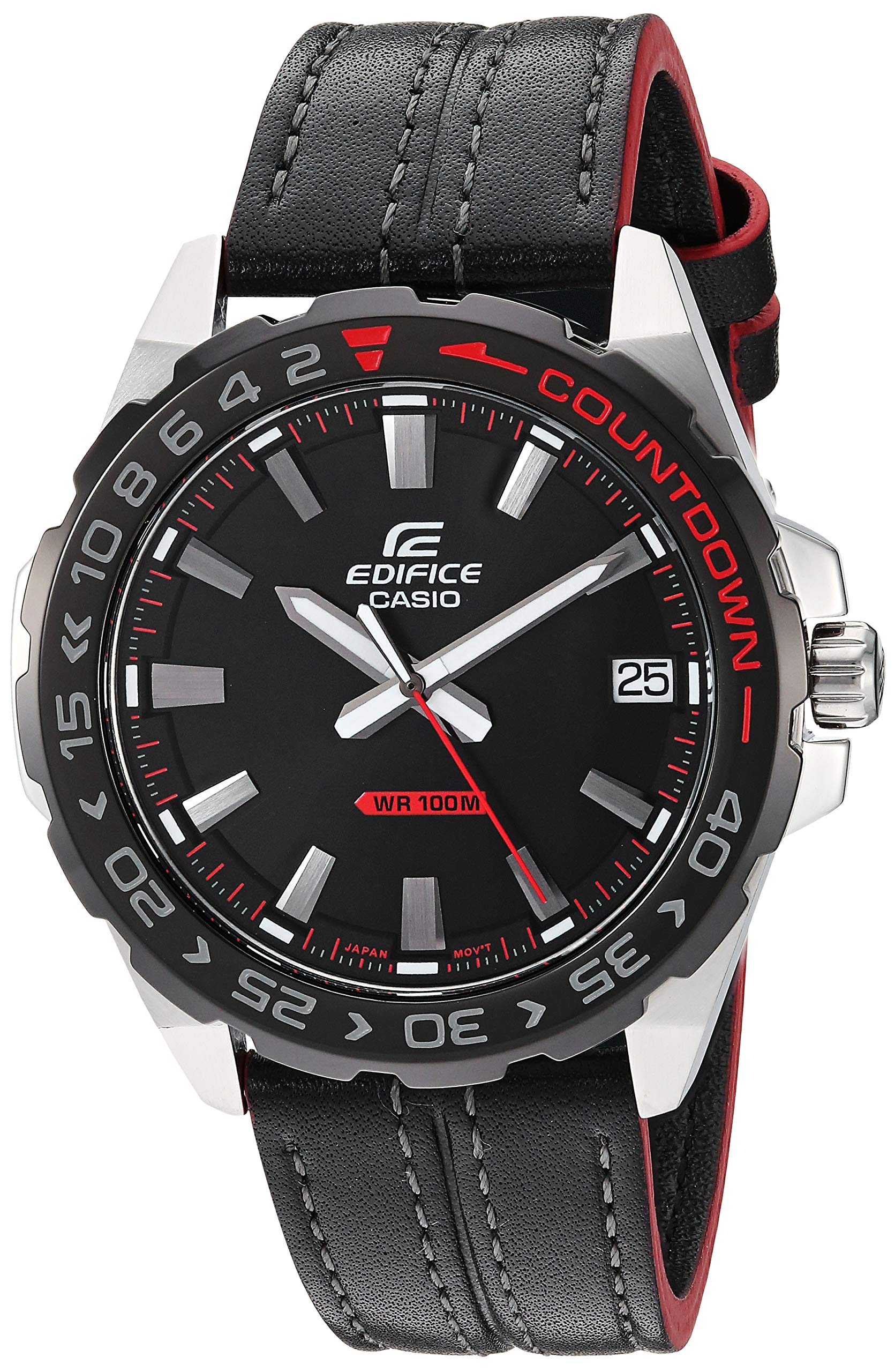 Casio Men's Edifice Quartz Chronograph Watch with Stainless Steel Band - Stylish Dress Watch for Business, Office & Formal Occasions