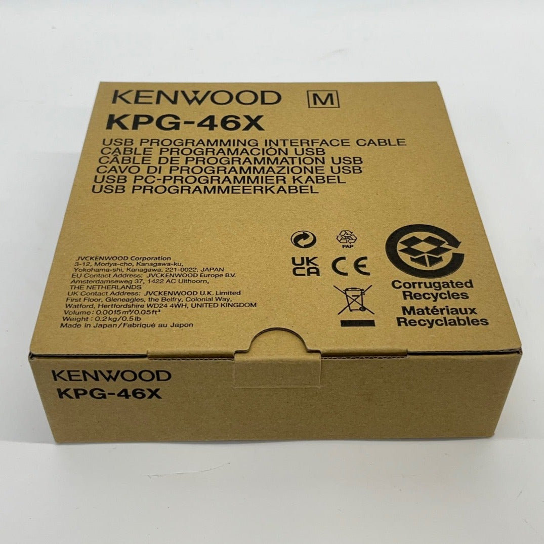 Kenwood KPG-46X USB Radio Programming Cable for Two-Way Radios - Compatible with Kenwood TK-2180, TK-3160, TK-3180 - Perfect for Radio Programming, Firmware Updates & Communication Setup