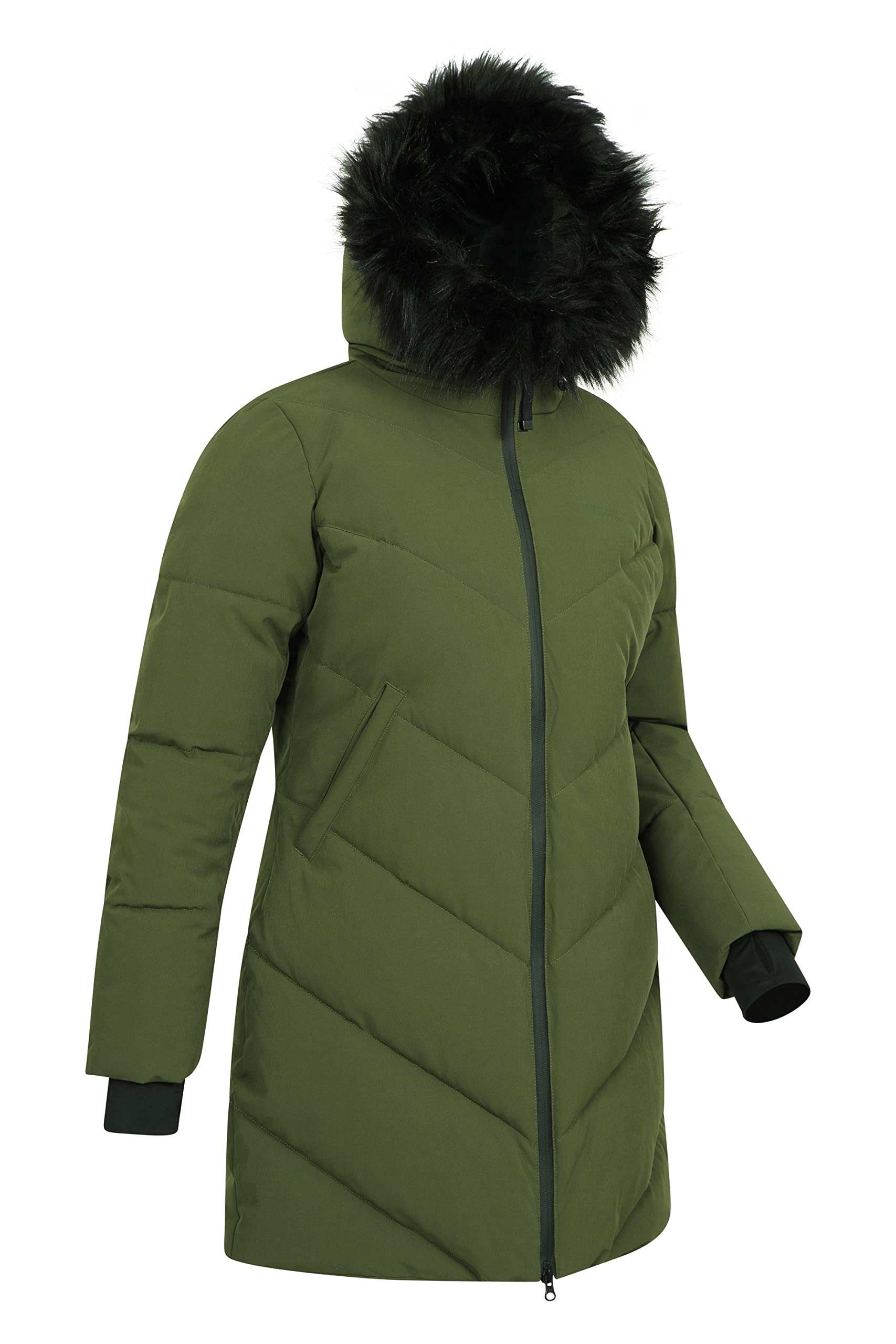 Mountain Warehouse Women's Waterproof Padded Winter Jacket - Insulated Warm Coat for Hiking, Skiing & Outdoor Activities