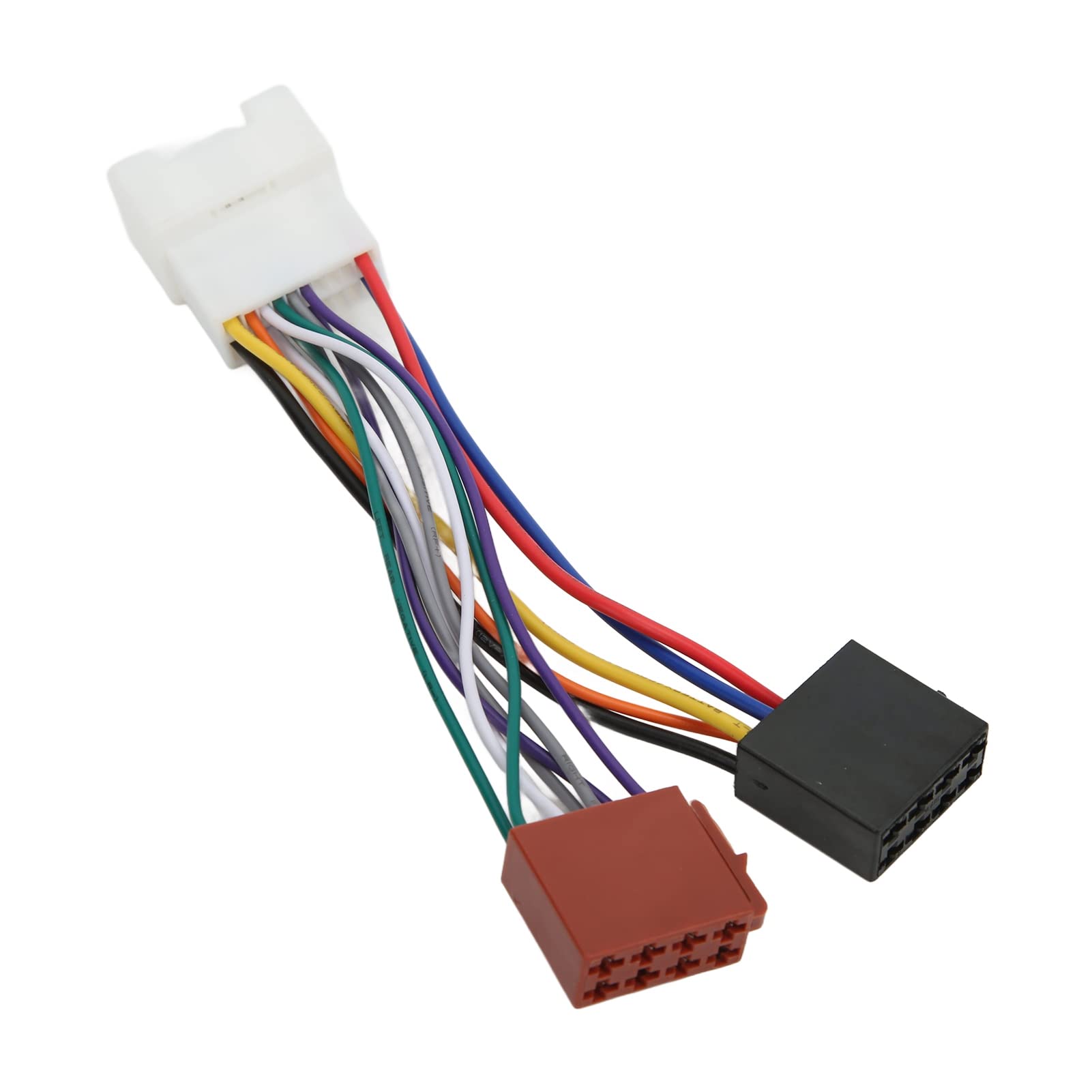 Aramox ISO Radio Harness Adapter - ABS Replacement for Mitsubishi Outlander & Yishen - Car Audio Wiring Connector for Easy Stereo Installation & Upgrade