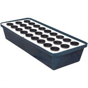 GHE 27-Cell Cloning Tray with Cutting Board - Hydroponic Plant Propagator for Seedlings & Cuttings | Indoor Gardening & Greenhouse Use
