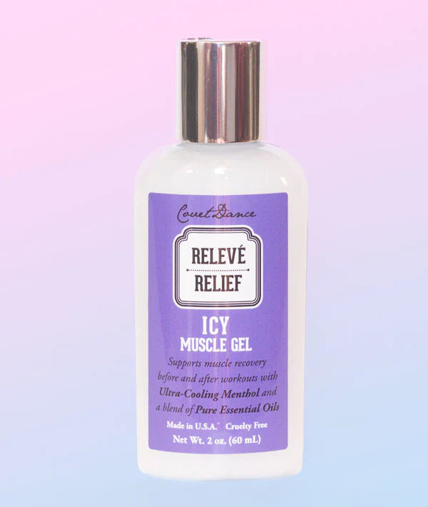 Relevé Relief Muscle Gel - Fast-Acting Pain Relief for Sore Muscles & Joints - Perfect for Post-Workout Recovery, Arthritis & Chronic Pain - 4oz Tube