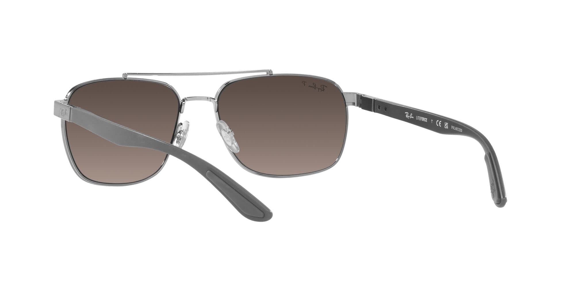 Ray-Ban RB3701 Liteforce Rectangular Sunglasses for Men & Women - Lightweight UV Protection Polarized Lenses - Perfect for Driving, Beach & Outdoor Activities