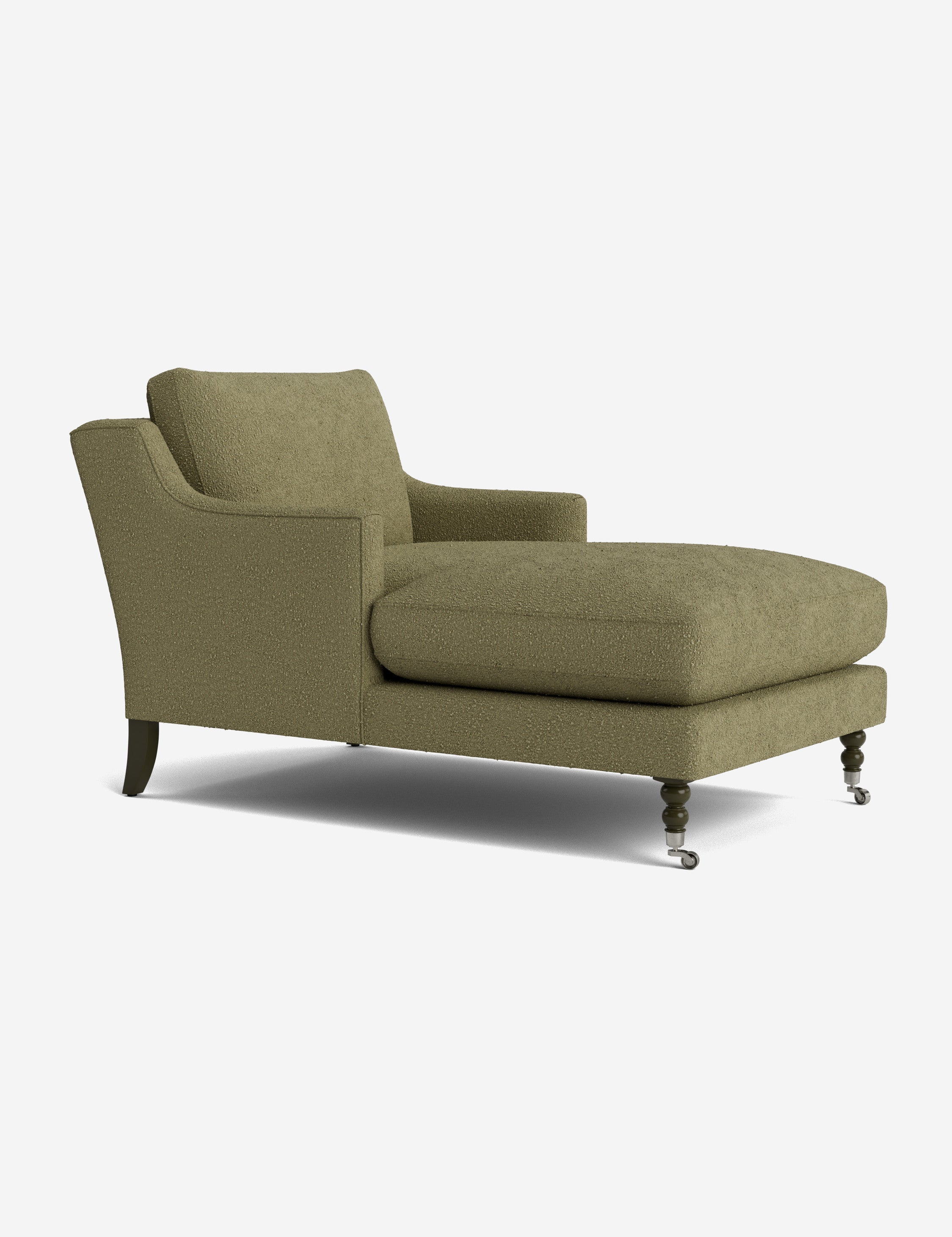 Fabienne Chaise Lounge Chair - Modern Accent Chair for Living Room, Bedroom & Office - Stylish Mid-Century Design with Wooden Legs - Perfect for Relaxing, Reading & Home Decor