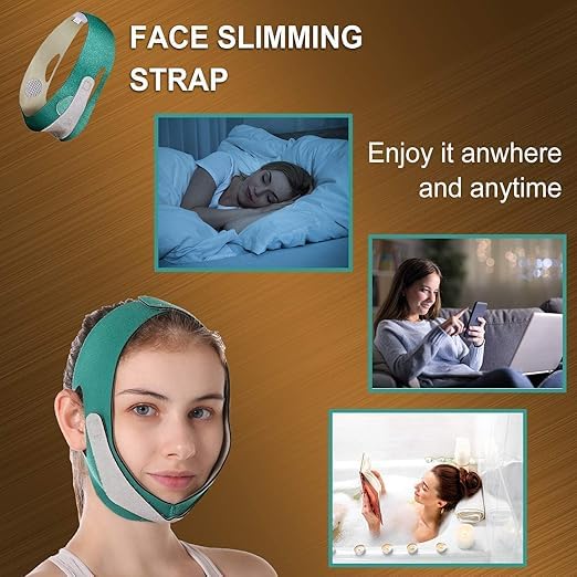VENDLY Face Slimming Mask - V Line Lifting & Firming Mask for Double Chin Reduction, Skin Tightening & Anti-Aging | Hydrating & Reusable Facial Mask for Women | Perfect for Daily Skincare, Spa Days & Self-Care Routines