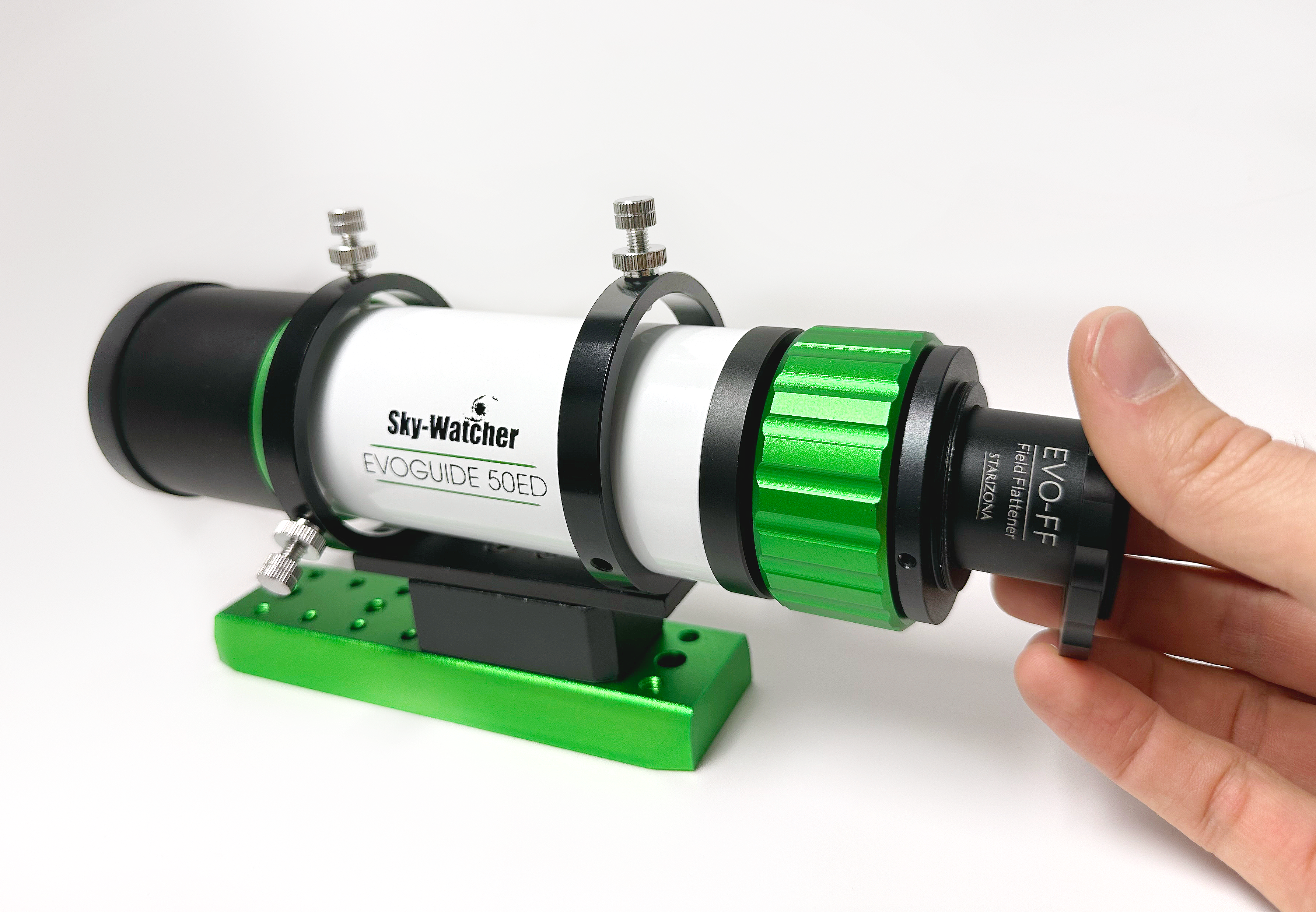EvoFF Field Flattener Lens for SkyWatcher EvoGuide 50ED Telescope - Reduce Distortion & Improve Image Quality for Astrophotography & Stargazing