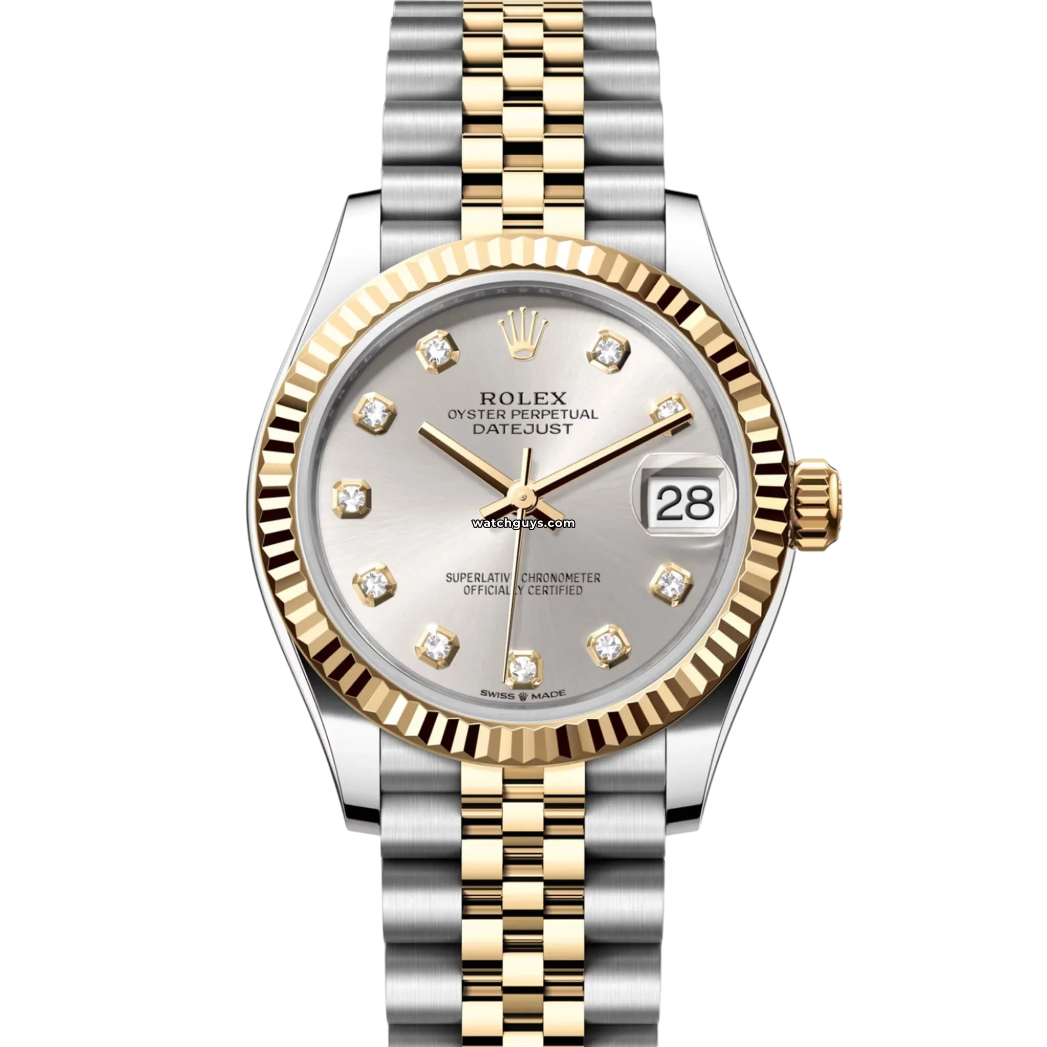 Luxury Rolex Datejust 278273 Watch - 36mm Silver Stainless Steel & Gold, Diamond Jubilee Dial - Perfect for Business, Gifts & Special Occasions