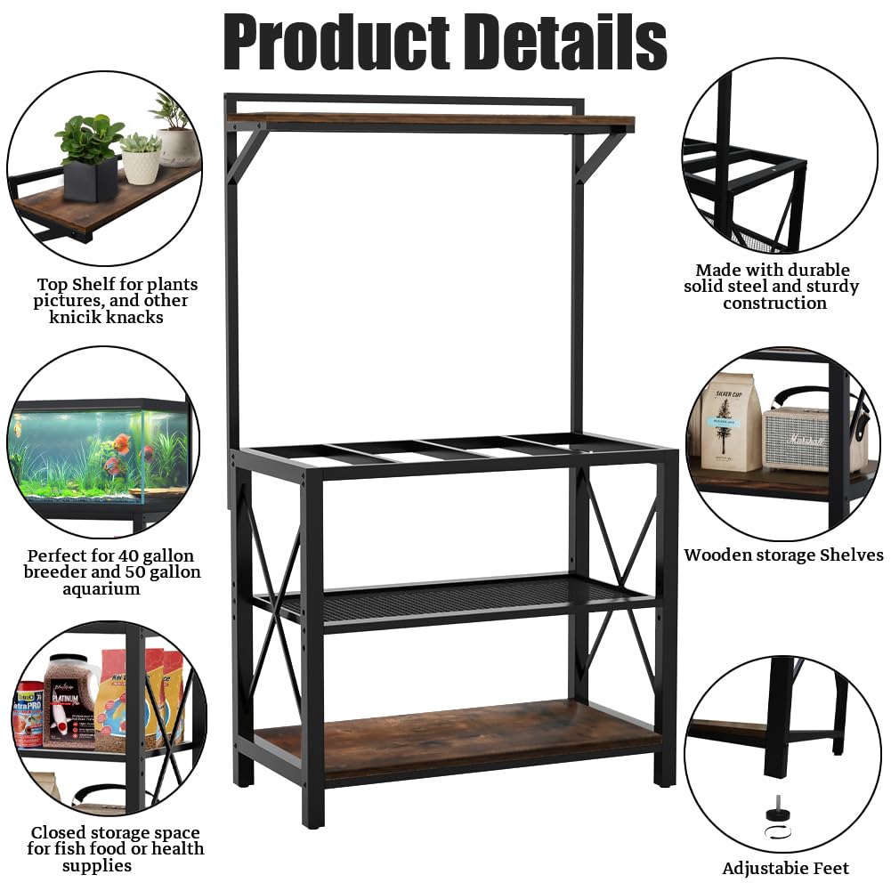 40-50 Gallon Aquarium Stand - Heavy Duty 36.6