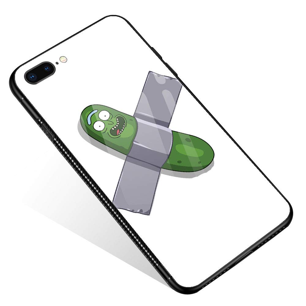 Premium Shockproof iPhone 8 Case with Tempered Glass - Compatible with iPhone 7/8/SE (2020) - Trendy Pickle Art Design for Women, Men & Teens - Anti-Scratch Protection for Daily Use, Travel & Outdoor Activities