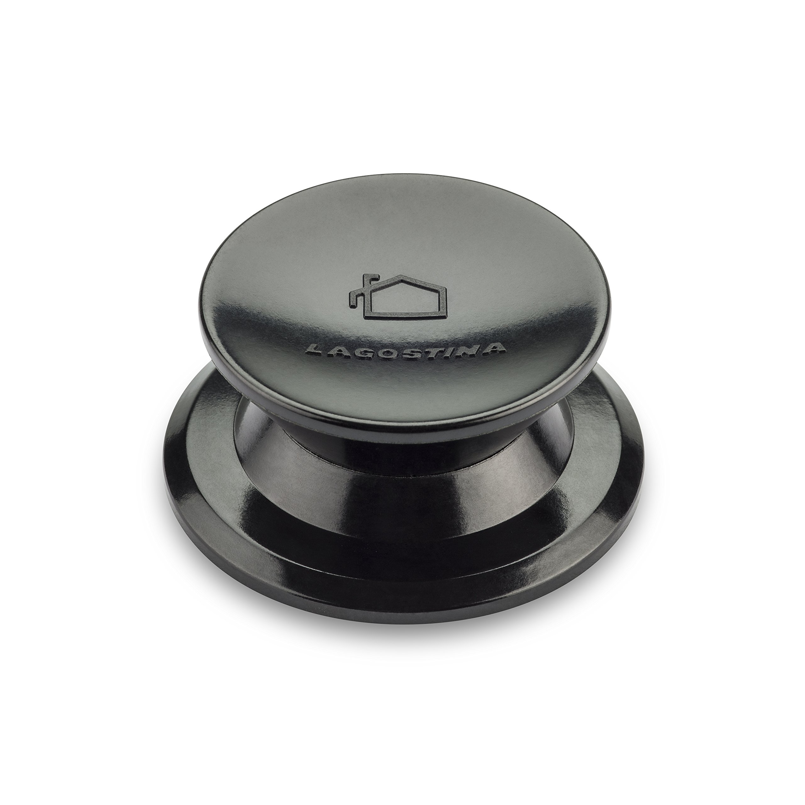 Lagostina Black Knob Lid N3 - Premium Kitchen Cookware Replacement Part for Pots & Pans | Ideal for Cooking, Baking & Food Storage