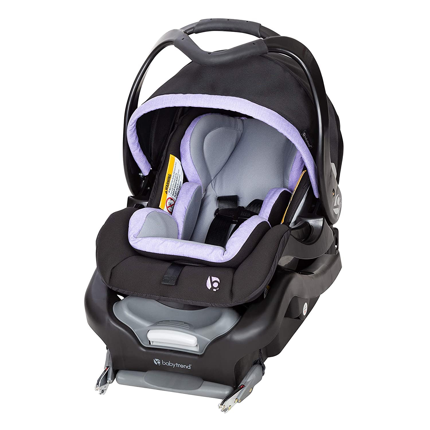 Baby Trend Navigator Double Jogger Stroller with Tropic & Secure Snap Tech 35 Infant Car Seat - Lavender Ice | Lightweight Side by Side Stroller for Twins | Perfect for Running, Shopping & Outdoor Adventures