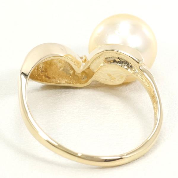 14K Yellow Gold Pearl Ring for Women - Elegant & Timeless Pearl Jewelry for Weddings, Anniversaries & Special Occasions