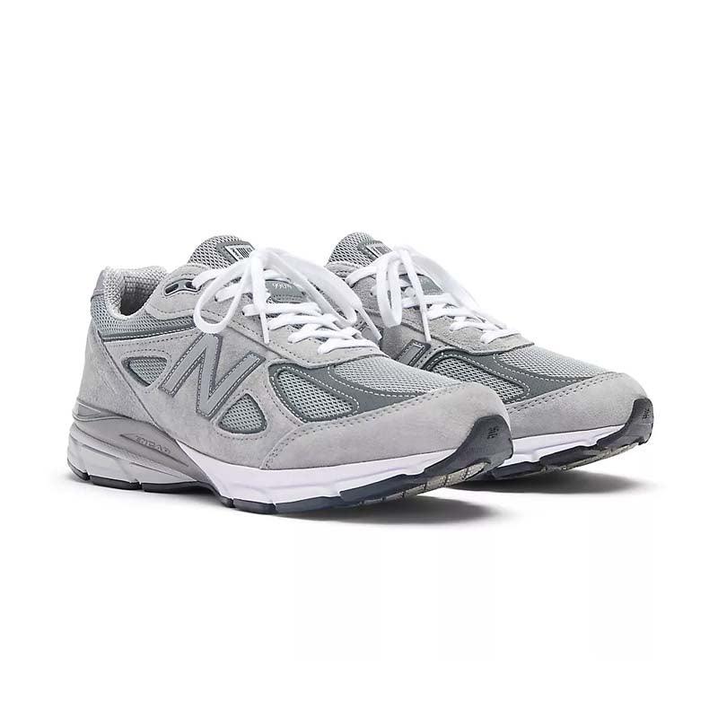 New Balance 990v4 Running Shoes for Men & Women - Grey Silver - Comfortable & Durable Sneakers for Walking, Jogging, and Everyday Wear in USA
