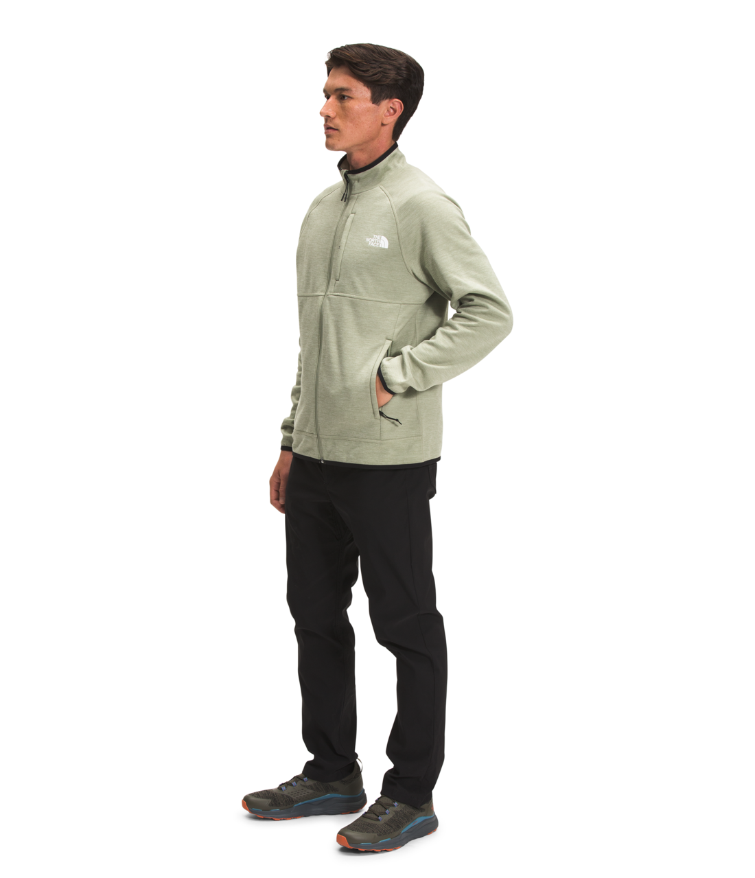 Men's Canyonlands Full Zip Fleece Jacket - NF0A5G9V - Cozy Winter Outdoor Hiking & Camping Wear
