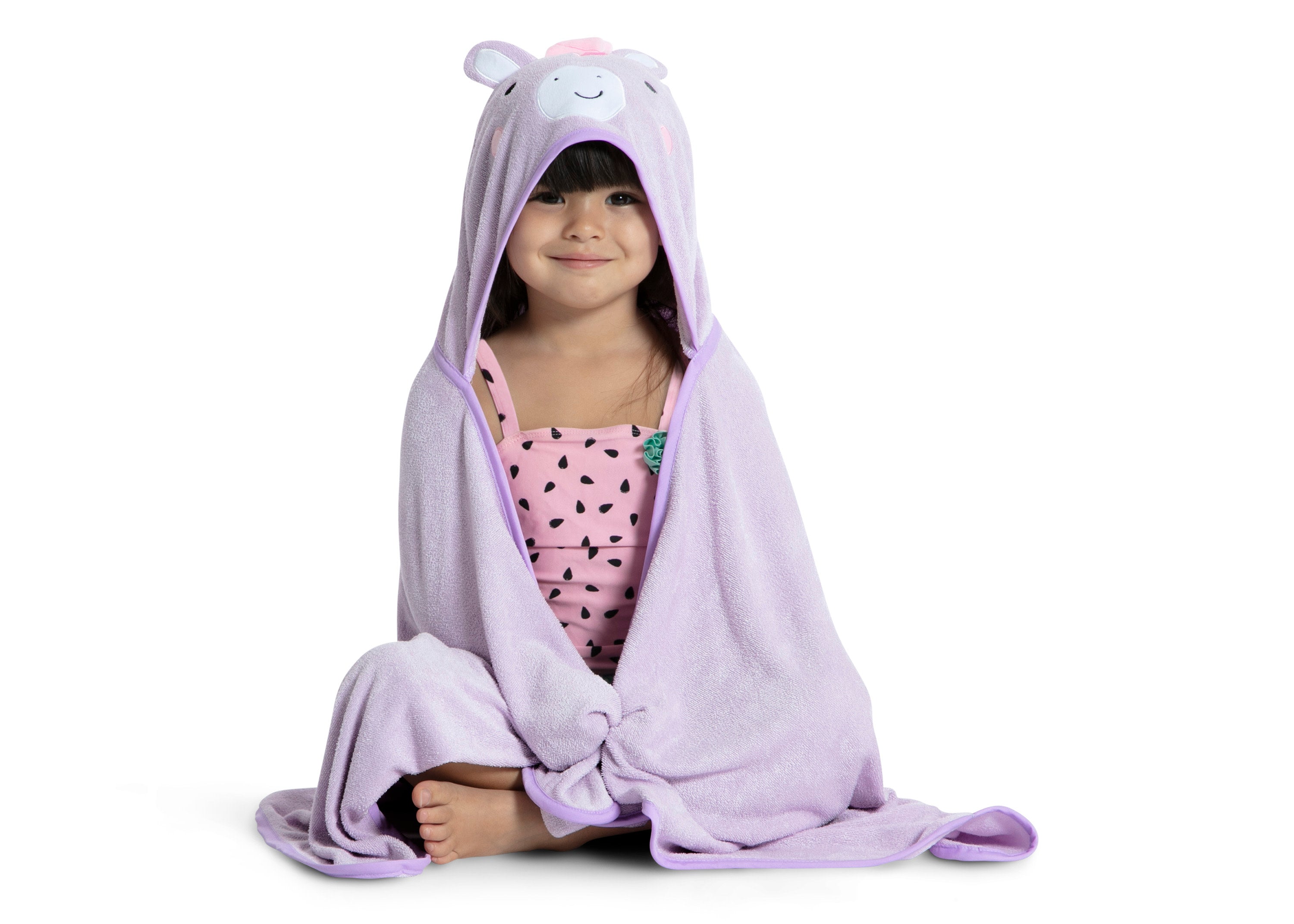 Personalized Kids Hooded Bath Towel with Pockets - Soft Absorbent Baby Hooded Towel for Boys & Girls - Perfect for Beach, Pool & After Bath Time