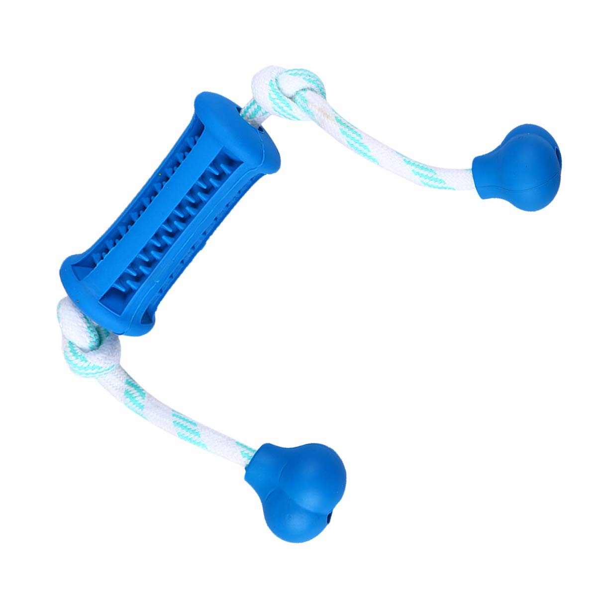 Baluue 1Pc Suction Cup Dog Chew Toy - Interactive Food Dispenser, Dental Chew Ball & Brushing Stick for Puppies - Pet Toothbrush & Snack Holder for Teeth Cleaning and Playtime Fun