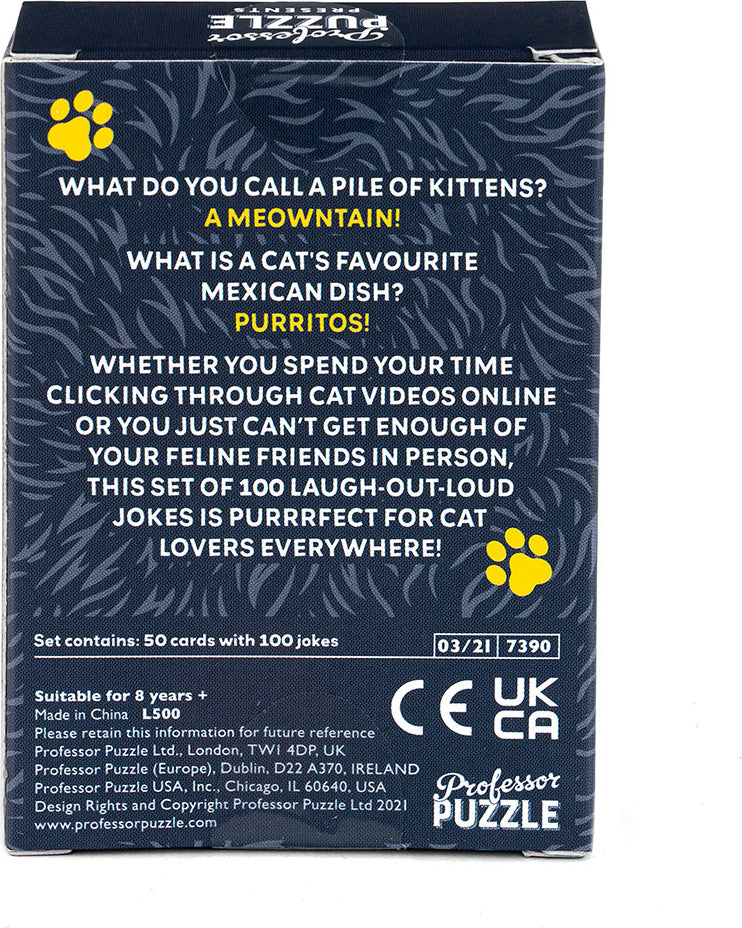 Funny Cat Jokes Book - Hilarious Feline Humor for Cat Lovers | Perfect for Gifts, Parties & Relaxation