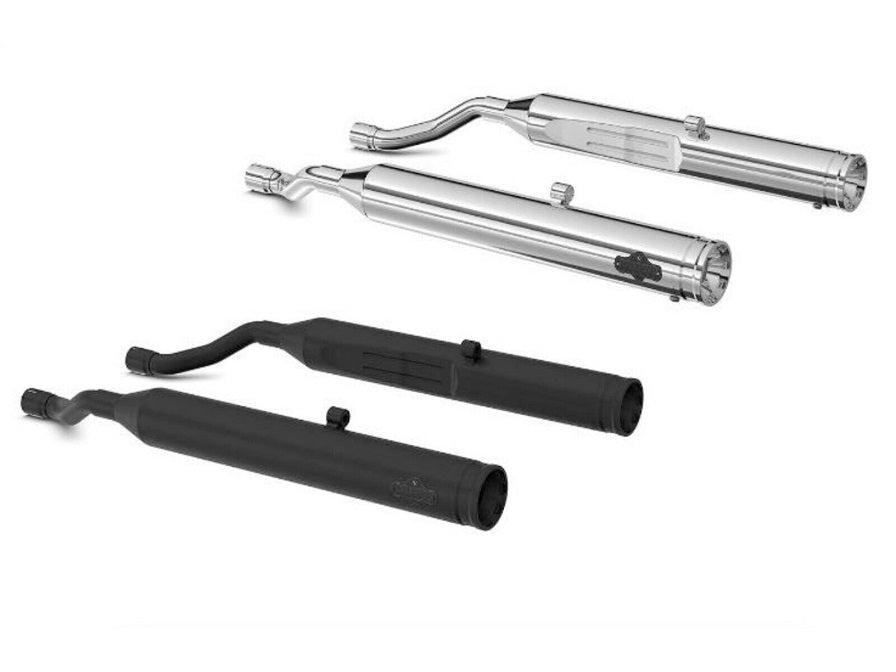 BMW Motorrad R18B R18TC Round Slip-On Exhaust System - High Performance Motorcycle Muffler for BMW R18B & R18TC Models - Perfect for Touring & Cruising Rides