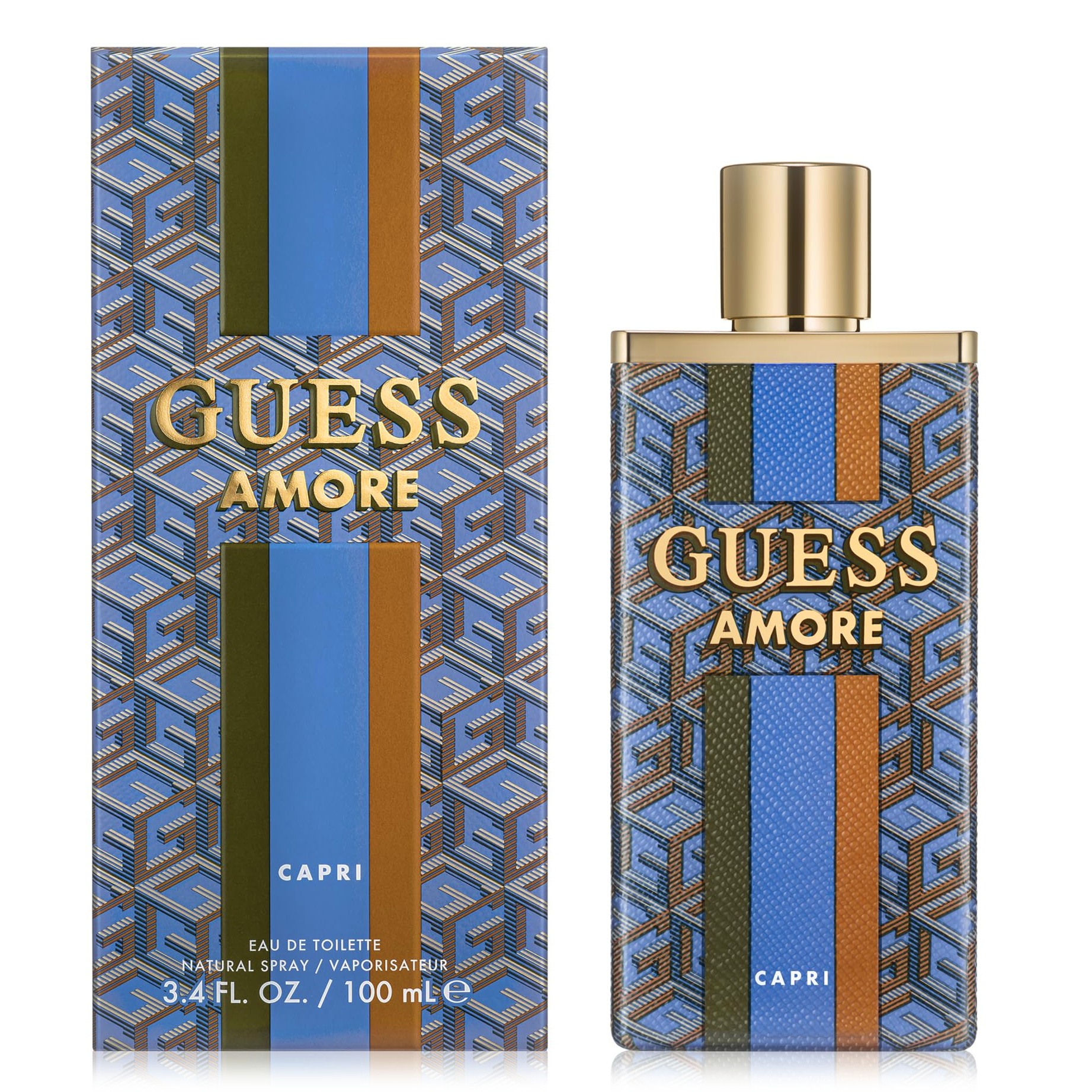 Amore Capri by Guess Women's Perfume 100ml Eau De Toilette - Floral & Fruity Fragrance for Daily Wear & Special Occasions