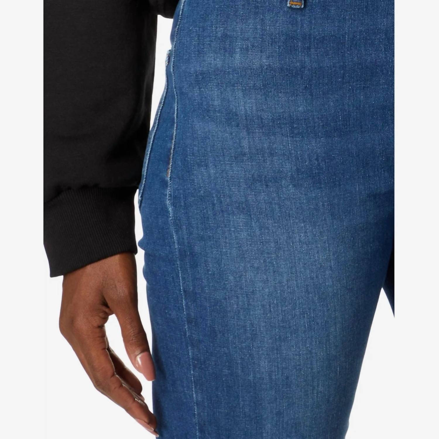 Relaxed Straight Blue Denim Jeans for Women - High Waist Comfortable Stretch Jeans with Holding Power - Perfect for Casual Wear, Office & Everyday Outfits