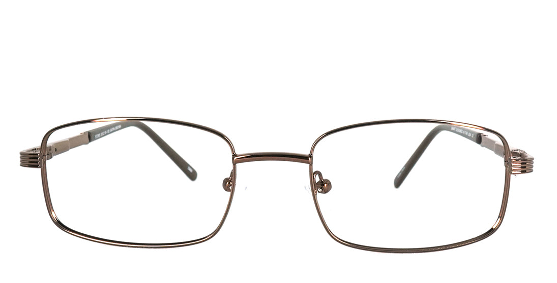 Stylish Low Profile Rectangle Metal Frame Glasses S7265 - Perfect for Reading, Work, and Everyday Fashion