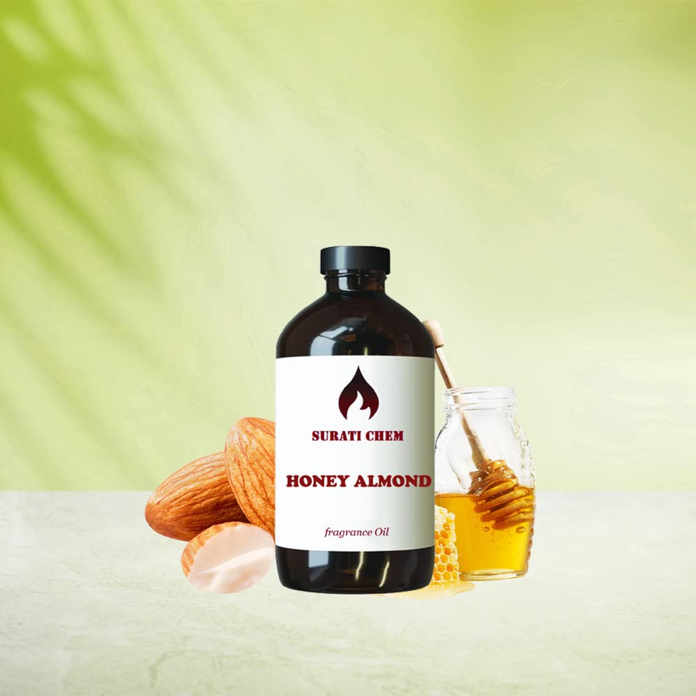 Premium Honey Almond Fragrance Oil (30ml) - Sweet Nutty Scent for Candles, Soaps, Diffusers - 100% Pure Natural Aromatherapy Oil - Perfect for Relaxation, Spa & Home Fragrance