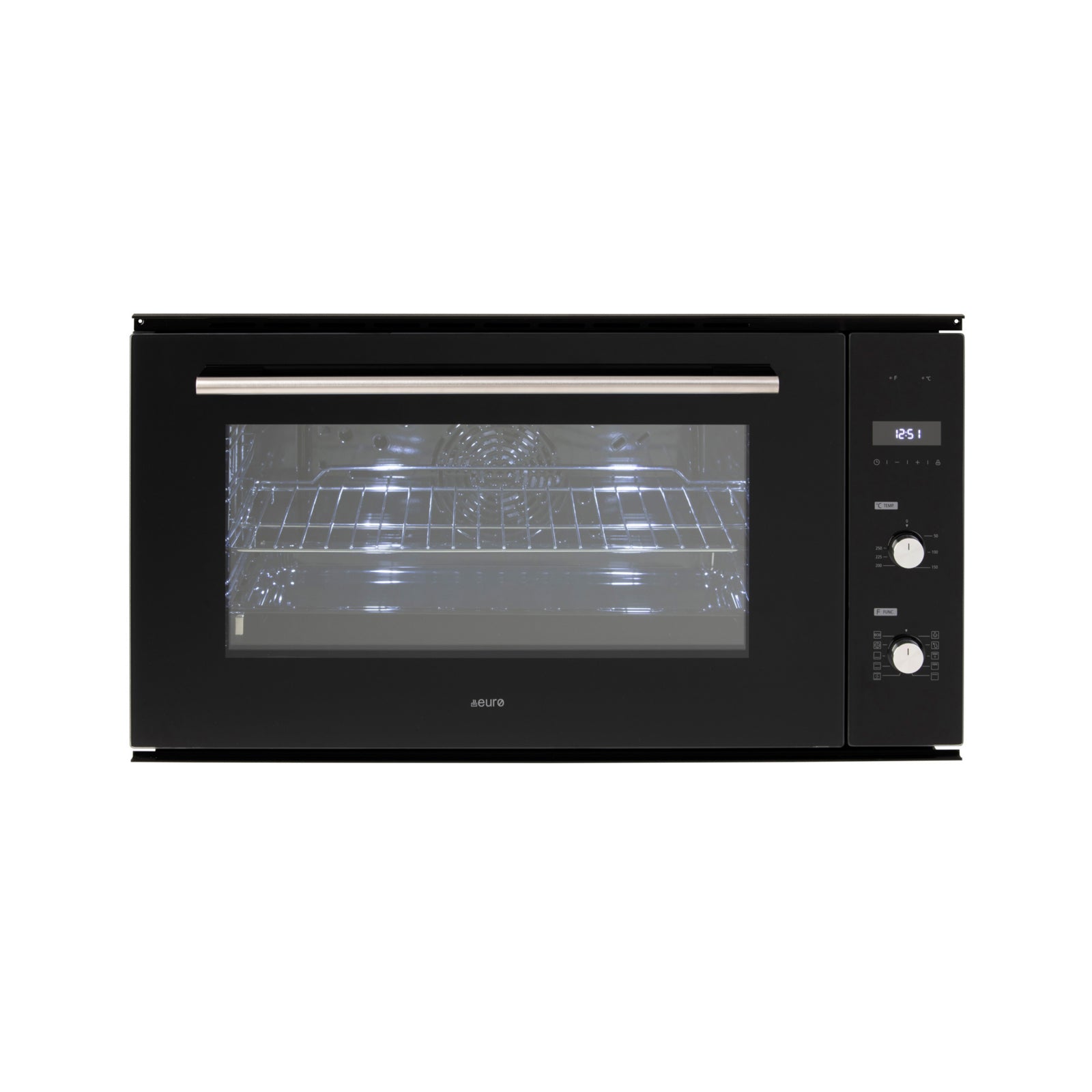 Euro Appliances EO900LSX 90cm Built-in Electric Oven - Multifunction Convection Cooker with 3-Year Warranty | Perfect for Baking, Roasting & Broiling in Modern Kitchens
