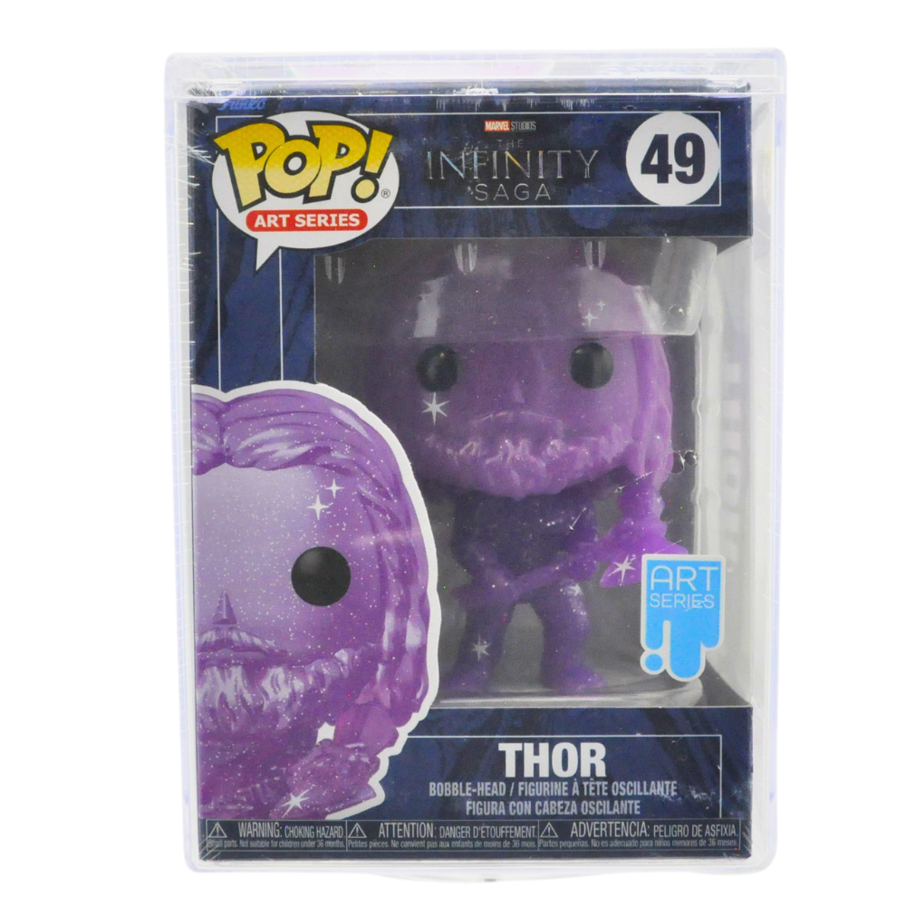 Funko Pop! Thor Artist Series - The Infinity Saga Collectible Figure (Sealed Stack) | Marvel Superhero Gift for Fans & Collectors | Perfect for Display, Gifting & Comic Conventions