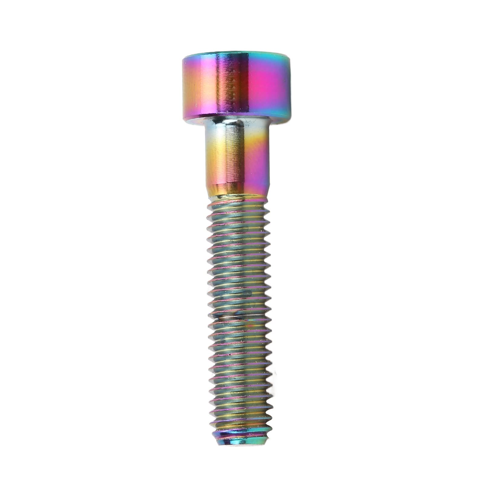 Vbestlife High-Strength Titanium Alloy Bike Stem Bolt Screw - Lightweight & Rustproof Headset Cap for Mountain Bikes | Perfect for Trail Riding & Bike Maintenance