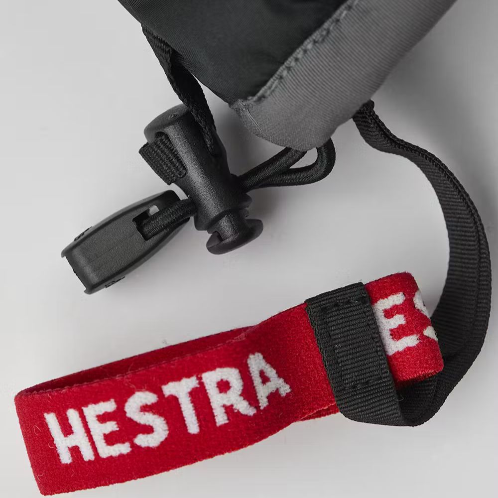 Hestra Gauntlet Czone Kids Ski Mittens - Waterproof Winter Gloves for Boys & Girls, Black (32531) - Perfect for Snowboarding, Skiing & Outdoor Winter Activities
