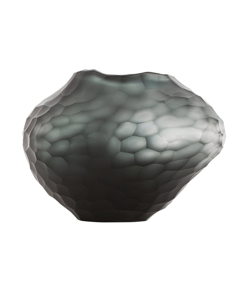 Aldo Large Centerpieces - Elegant Smoke Glass Vases & Containers for Wedding, Party, and Home Decor
