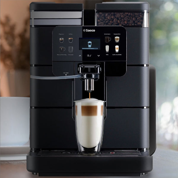 Saeco Royal OTC Automatic Espresso Machine - Super Automatic Coffee Maker with Milk Frother for Home & Office Use