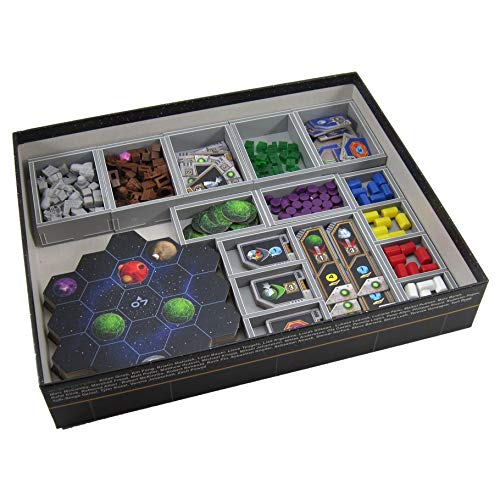 Folded Space Gaia Project Board Game Organizer Insert - Premium Storage Solution for Game Components | Perfect for Board Game Enthusiasts & Organized Game Nights