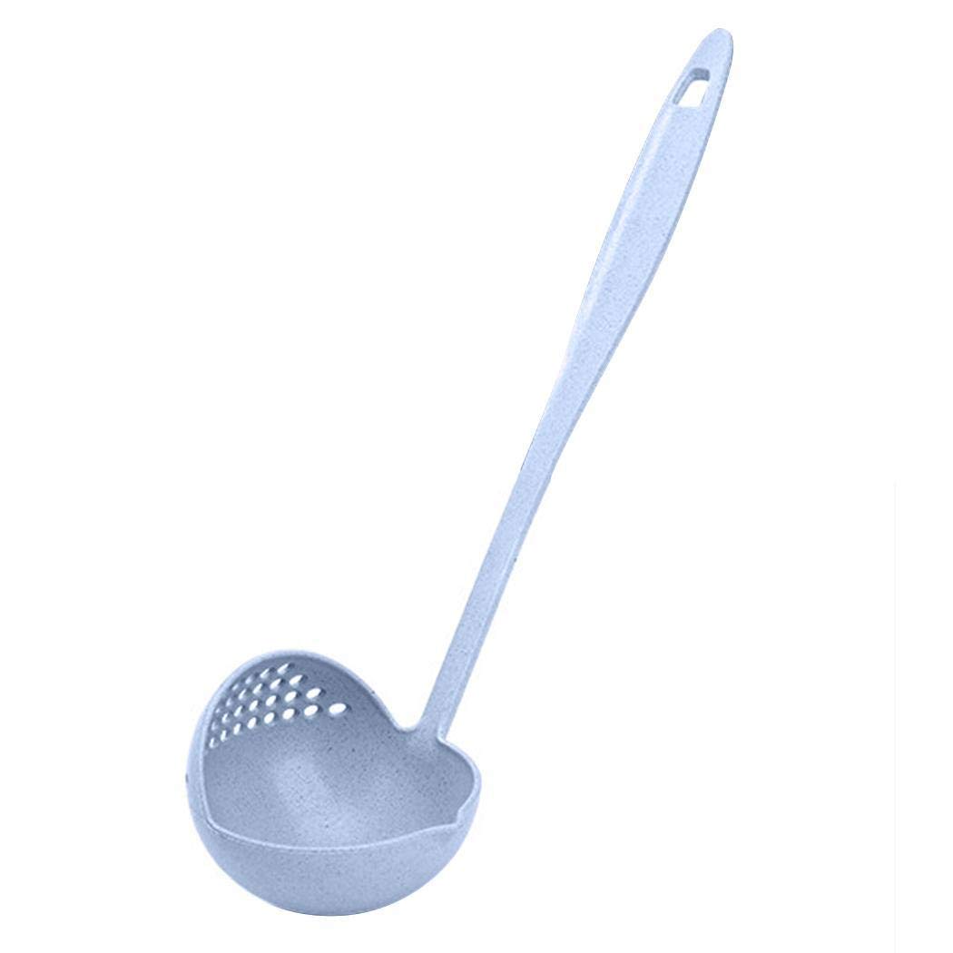 Flowop 2-in-1 Soup Ladle with Built-in Colander - Stainless Steel Kitchen Utensil for Serving Soups, Stews, and Pasta - Perfect for Home Cooking, Restaurants, and Catering Events