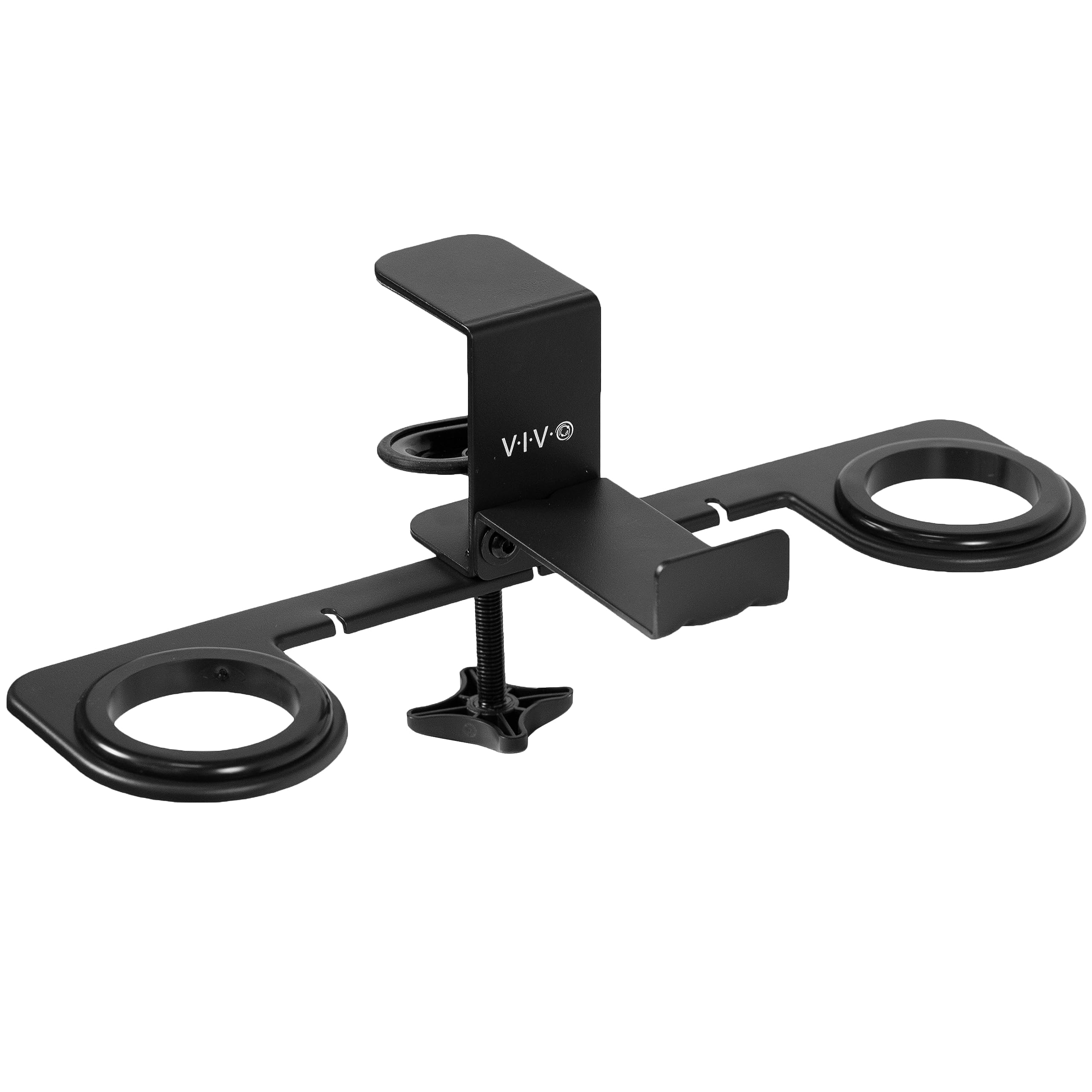 Premium VIVO Clamp-on VR Headset Stand for Desk - Universal Metal Display Holder for Virtual Reality Headsets & Controllers (Black, MOUNT-VR01) - Perfect for Gaming Setup, Office Organization & VR Accessories Storage