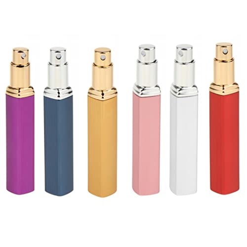 10ml Refillable Aluminum Perfume Atomizer Spray Bottle - Travel Size, Leak Proof, Silver | Perfect for Purse, Gym Bag & On-the-Go Fragrance Touch Ups