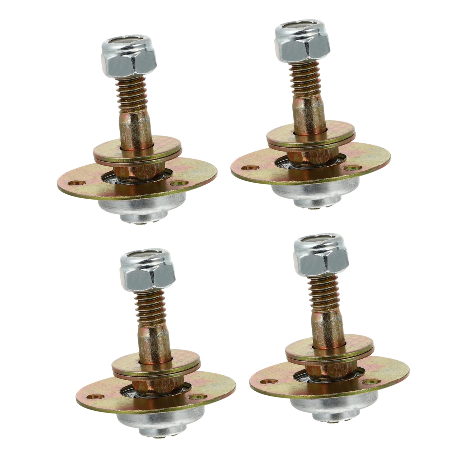 4pcs Rocking Chair Bearing Replacement Parts - Heavy Duty Iron Bolts & Screws for Gaming Chairs, Office Chairs & Glider Chairs - Durable Table and Chair Accessories for Home & Office Use