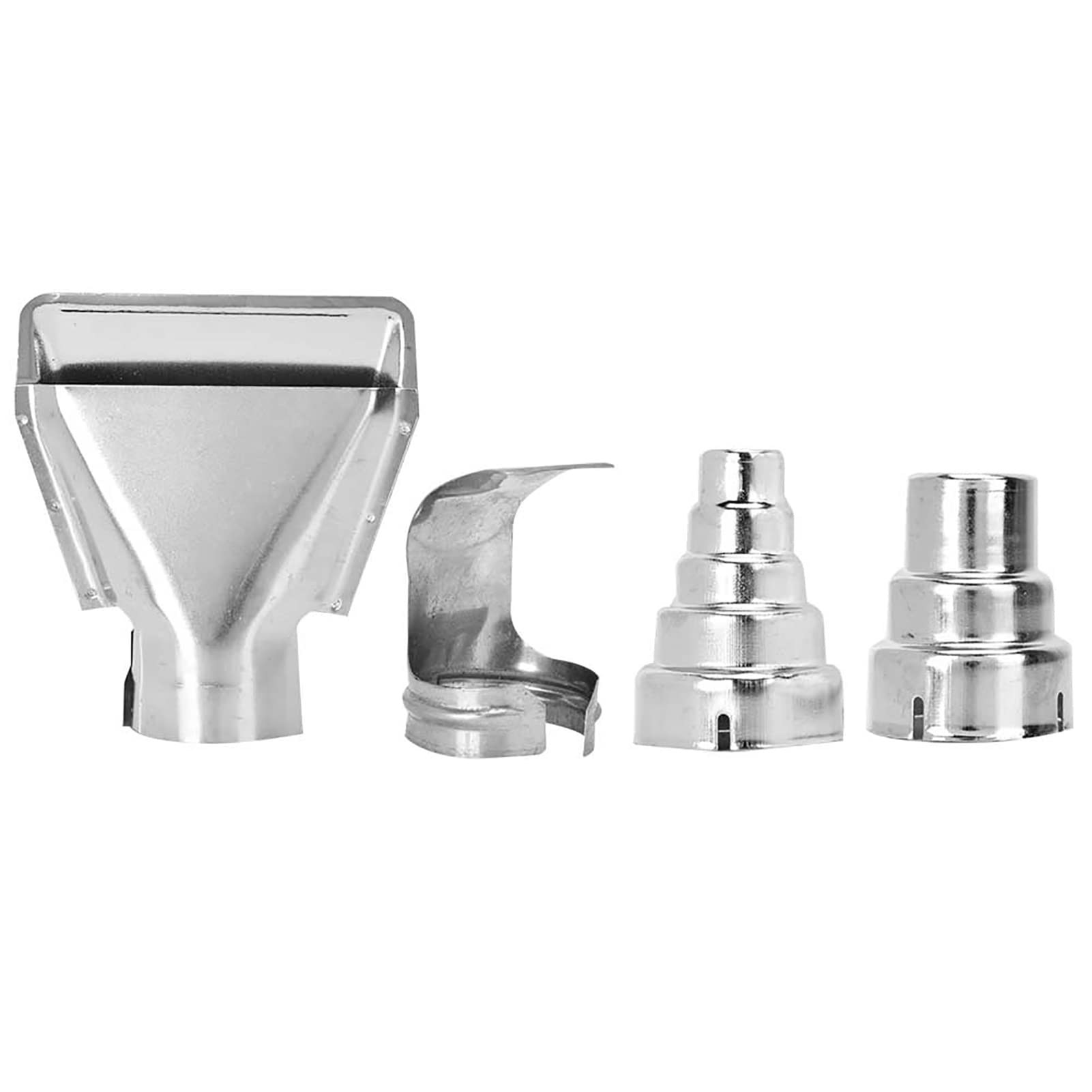 4Pcs Heat Gun Nozzles Kit - Professional Heat Gun Accessories for Shrink Wrapping, Welding & DIY Projects | Industrial Grade Air Nozzles for Heat Guns | Perfect for PVC Pipe Bending, Paint Stripping & Crafting