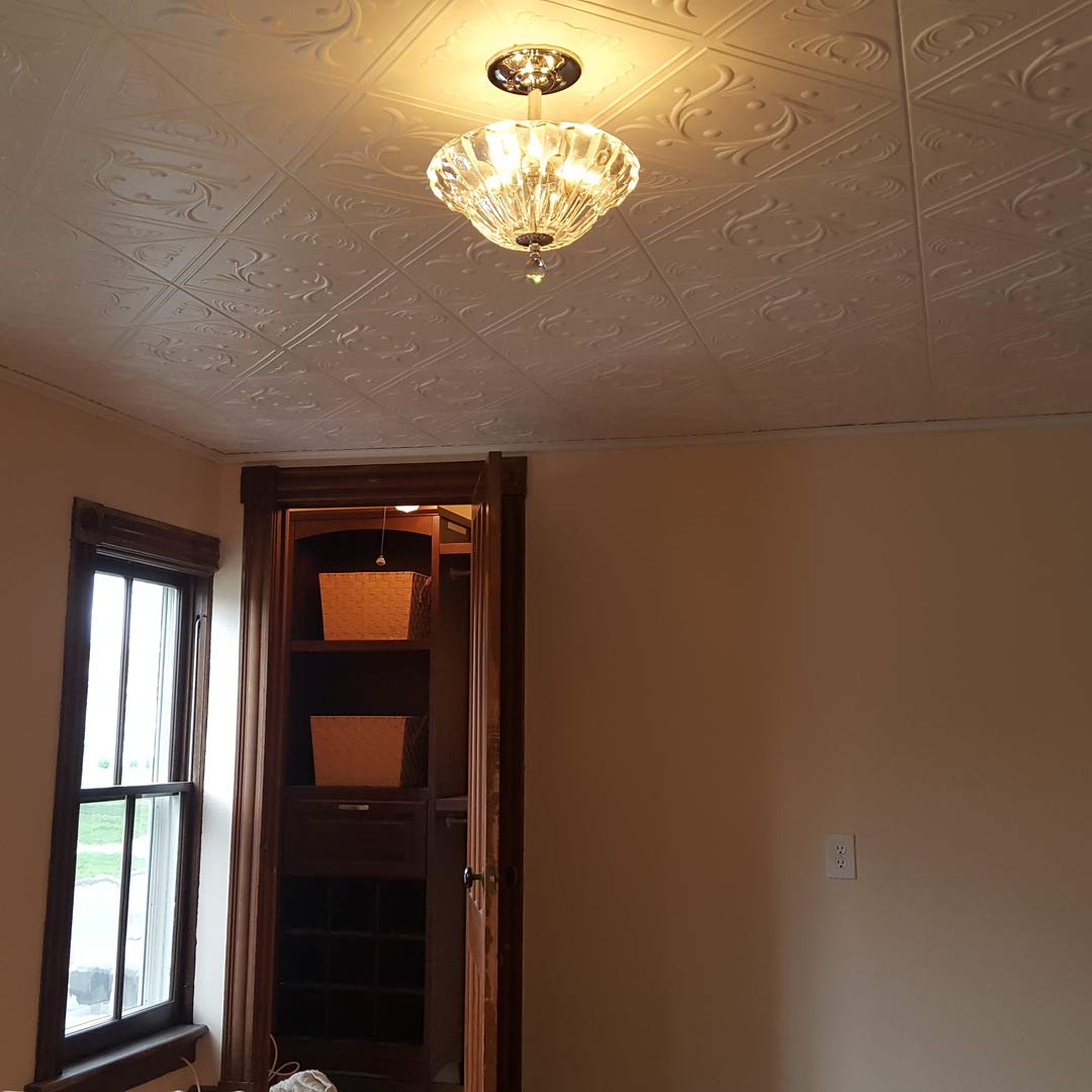 Premium Diamond Wreath Foam Ceiling Tiles - 12