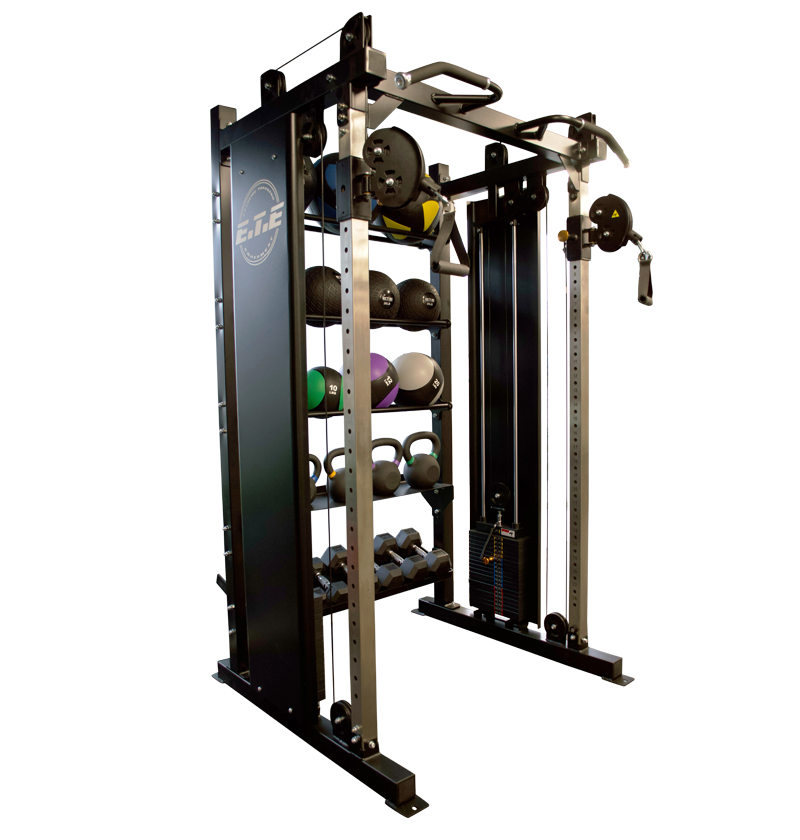 Multi-Functional Home Gym Trainer with Storage - Perfect for Strength Training, Cardio & Small Spaces | Ideal for Home & Garage Workouts