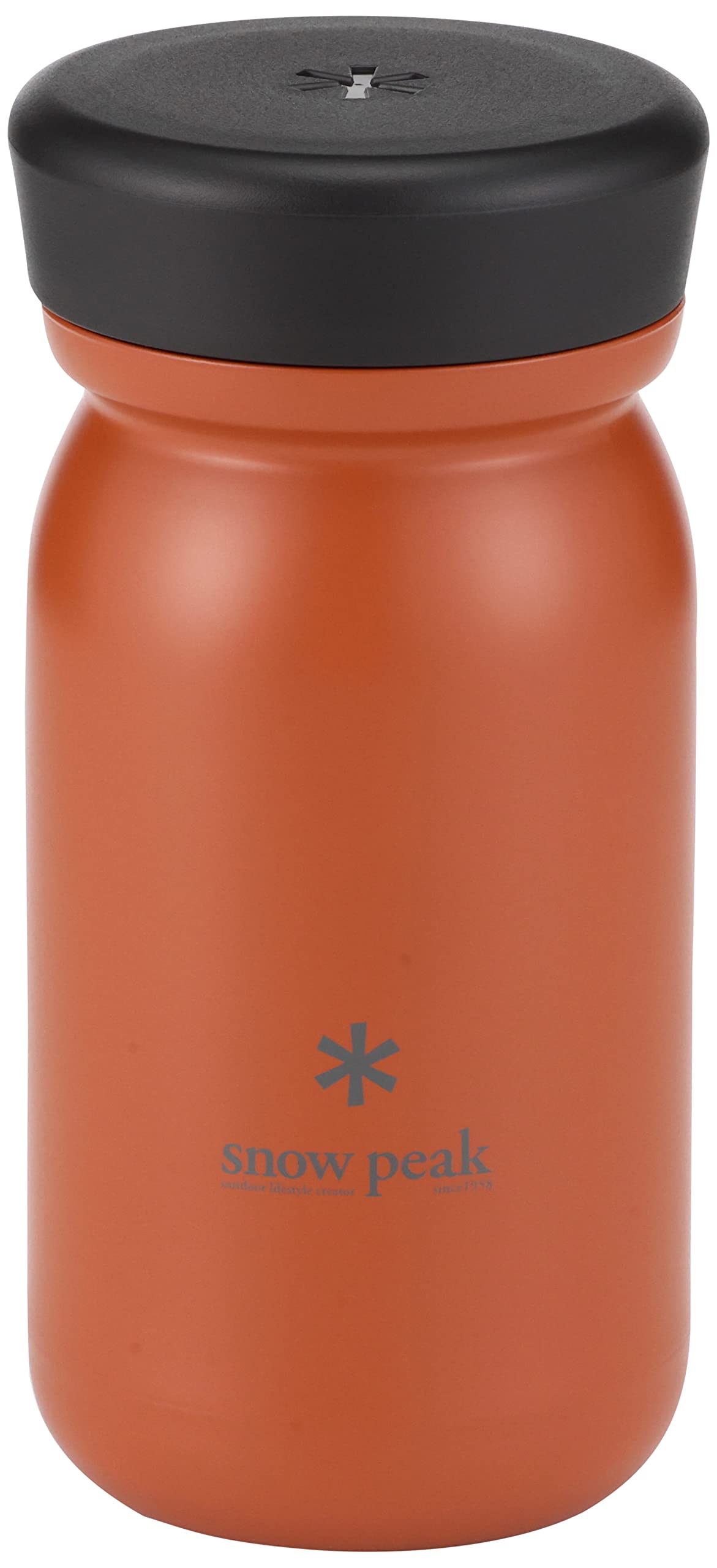 Snow Peak 350ml Red Clay Milk Bottle - Durable & Eco-Friendly Ceramic Drinking Bottle for Coffee, Tea, and Hot Beverages at Home or Outdoor Camping