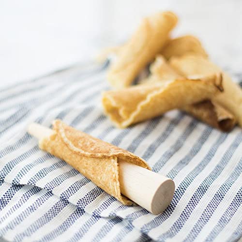 Nordic Ware Krumkake Iron - Traditional Norwegian Cookie Maker for Stovetop, Silver - Perfect for Holiday Baking and Scandinavian Desserts